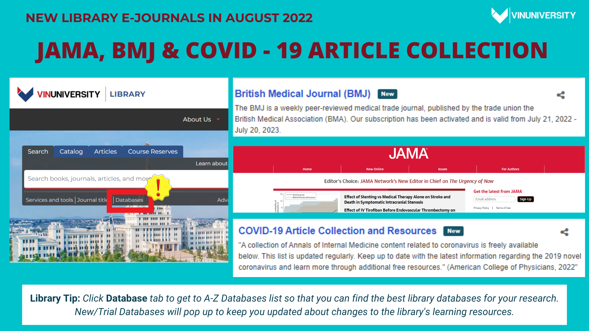 New Databases/Journals in Summer 2022
